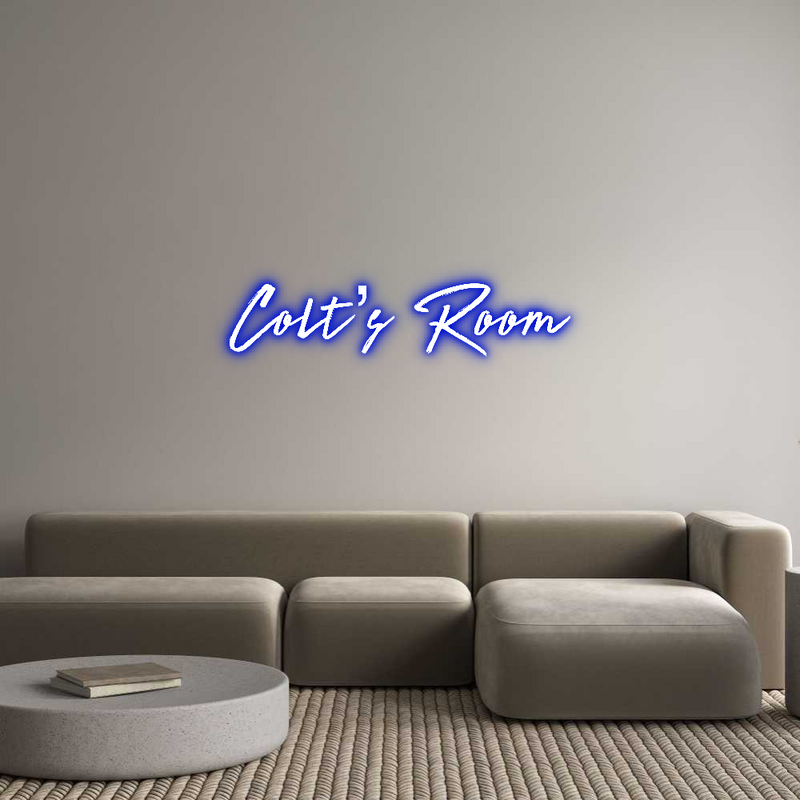 Custom Neon: Colt’s Room