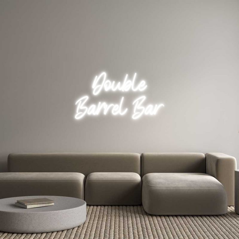 Custom Neon: Double
Barre...