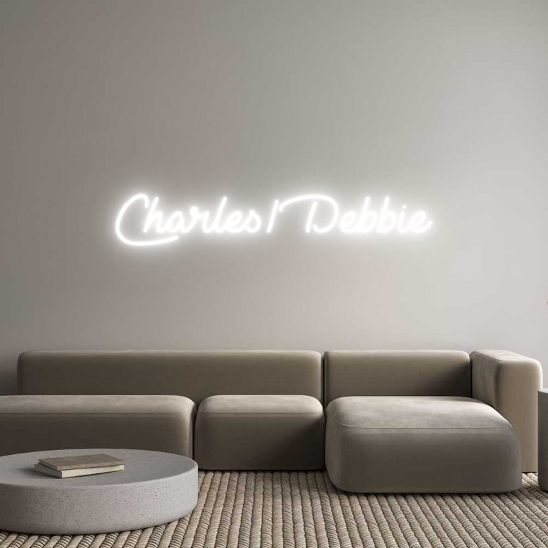 Custom Neon: Charles/Debbie