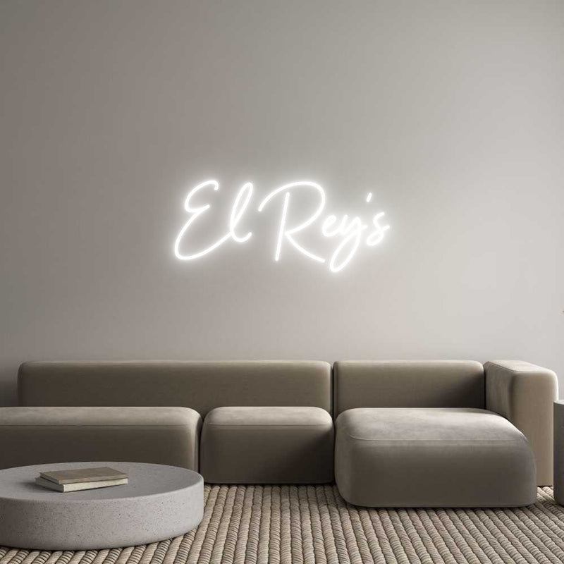 Custom Neon: El Rey's