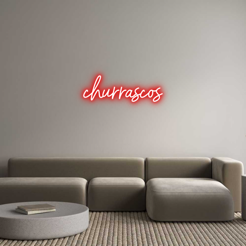 Custom Neon: churrascos