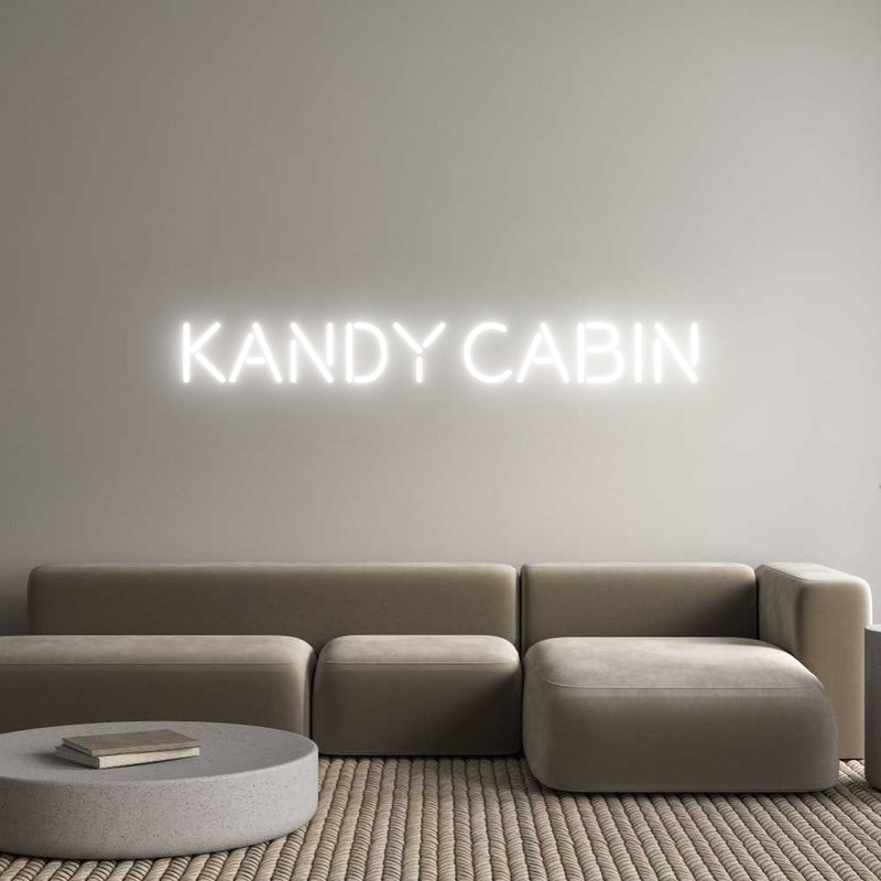 Custom Neon: KANDY CABIN