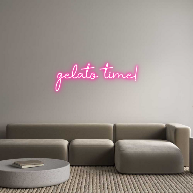 Custom Neon: gelato time!