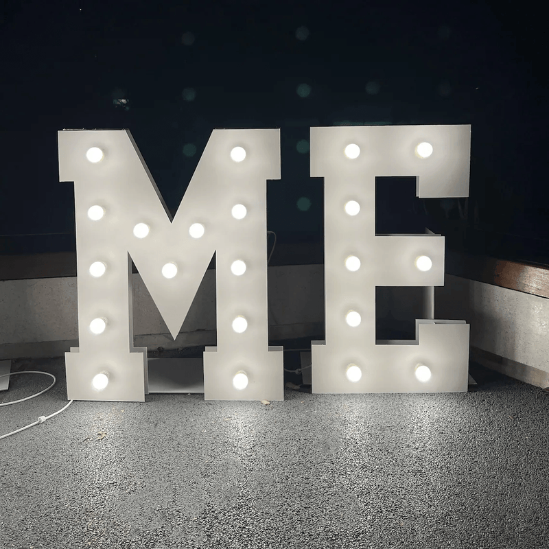 Custom 2FT/3FT/4FT Hard Board Marquee Letter Light - VINTAGE SIGN
