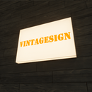 Custom Acrylic light box - VINTAGE SIGN