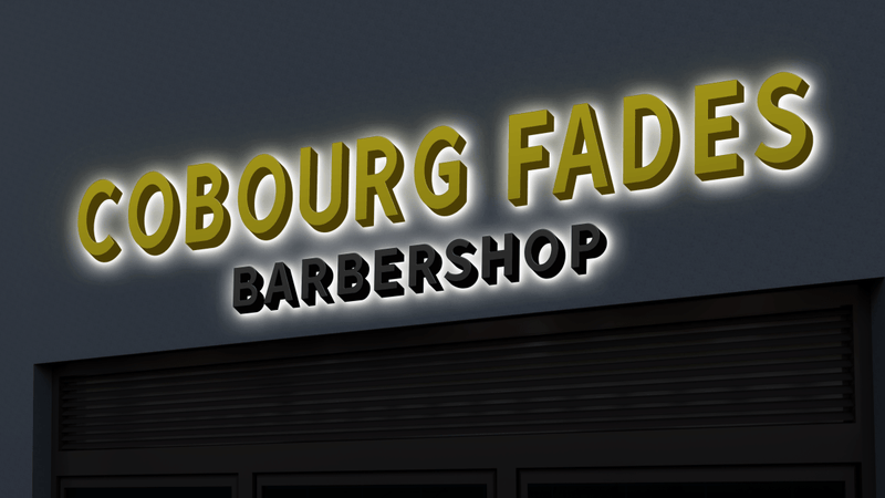 Custom Business Signage (Backlight option) - VINTAGE SIGN