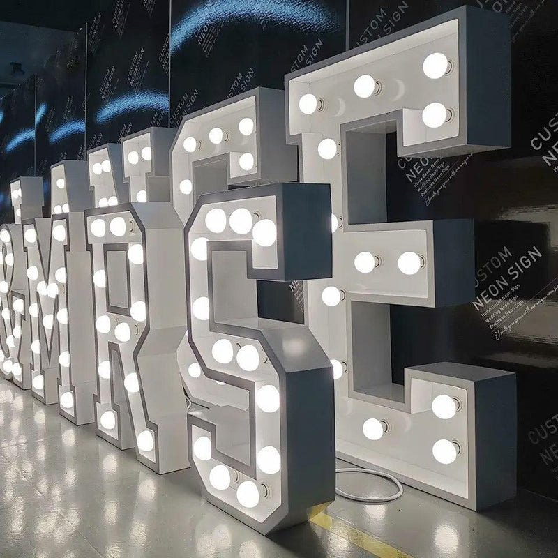 Custom Full color change/White/warm color Led Marquee Letter Sign - VINTAGE SIGN
