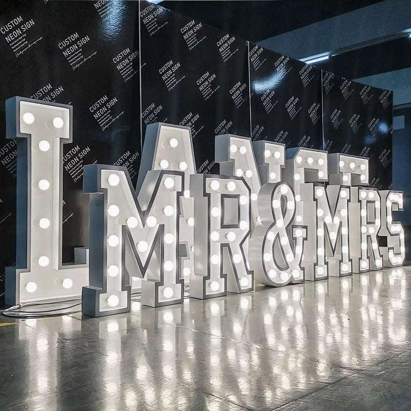 Custom Full color change/White/warm color Led Marquee Letter Sign - VINTAGE SIGN