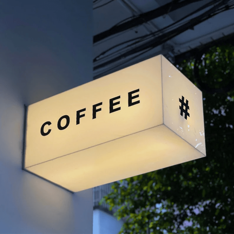 Custom Logo Light Box Glow Cube - VINTAGE SIGN