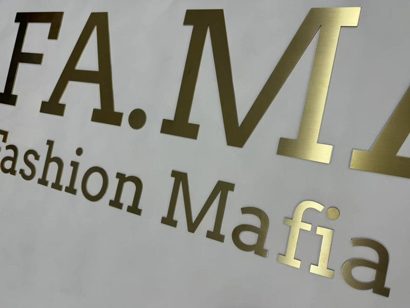 Custom Logo Metal Cut Letters - VINTAGE SIGN