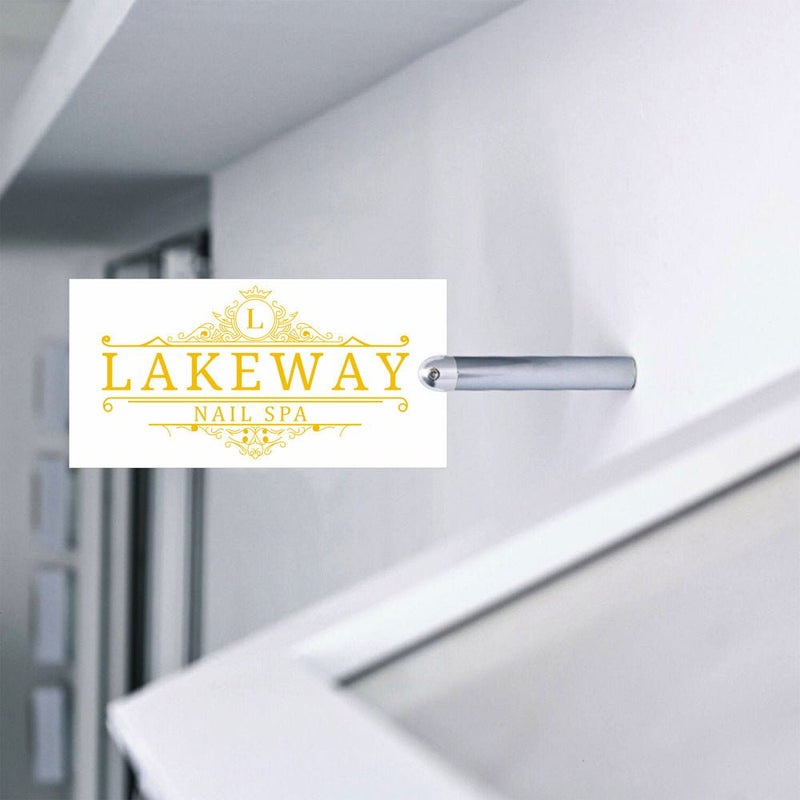 Custom Metal Side - Hanging Non - Illuminated Signage with Graphic Design - VINTAGE SIGN