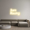 Custom Neon: 3am Racing - VINTAGE SIGN