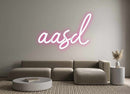 Custom Neon: aasd - VINTAGE SIGN