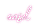 Custom Neon: aasd - VINTAGE SIGN