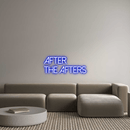 Custom Neon: AFTER THE AF... - VINTAGE SIGN