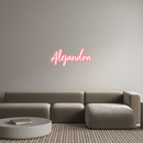 Custom Neon: Alejandra - VINTAGE SIGN