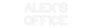 Custom Neon: ALEX'S OFFICE - VINTAGE SIGN