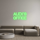 Custom Neon: ALEX'S OFFICE - VINTAGE SIGN