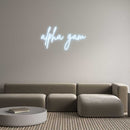 Custom Neon: alpha gam - VINTAGE SIGN