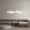Custom Neon: Alpha House - VINTAGE SIGN