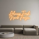 Custom Neon: Always Fresh ... - VINTAGE SIGN