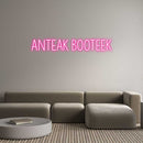 Custom Neon: Anteak Booteek - VINTAGE SIGN