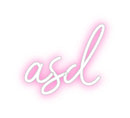 Custom Neon: asd - VINTAGE SIGN