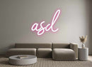 Custom Neon: asd - VINTAGE SIGN