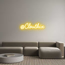 Custom Neon: @Cloutkix - VINTAGE SIGN
