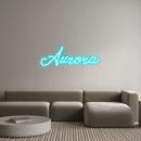 Custom Neon: Aurora - VINTAGE SIGN