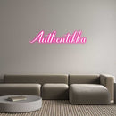 Custom Neon: Authentikka - VINTAGE SIGN