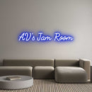 Custom Neon: AV’s Jam Room - VINTAGE SIGN