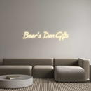 Custom Neon: Bear's Den Gi... - VINTAGE SIGN