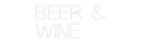Custom Neon: BEER & WINE - VINTAGE SIGN