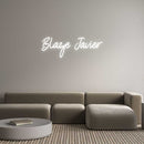 Custom Neon: Blaze Javier - VINTAGE SIGN