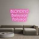 Custom Neon: BLONDING Bal... - VINTAGE SIGN