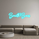 Custom Neon: Breath&Bones - VINTAGE SIGN