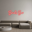 Custom Neon: Brick’s Bar - VINTAGE SIGN