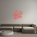 Custom Neon: Cafe Disco - VINTAGE SIGN