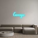 Custom Neon: Camryn - VINTAGE SIGN
