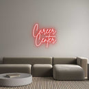 Custom Neon: Career Center - VINTAGE SIGN