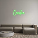 Custom Neon: Caroline - VINTAGE SIGN