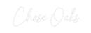 Custom Neon: Chase Oaks - VINTAGE SIGN