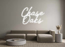 Custom Neon: Chase Oaks - VINTAGE SIGN