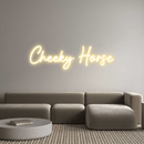 Custom Neon: Cheeky Horse - VINTAGE SIGN