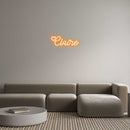Custom Neon: Claire - VINTAGE SIGN