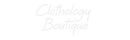 Custom Neon: Clothology ... - VINTAGE SIGN