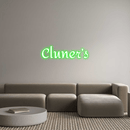 Custom Neon: Cluner’s - VINTAGE SIGN