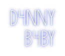 Custom Neon: D4NNY B4BY - VINTAGE SIGN