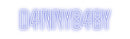 Custom Neon: D4NNYB4BY - VINTAGE SIGN